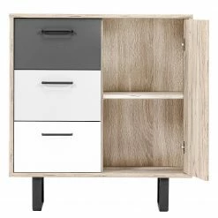 Norrwood Kommode Brookton I - Mehrfarbig / Eiche Dekor -Wohnzimmermöbel boutique en ligne 1000202436 200124 09541300050 DETAILS P000000001000202436