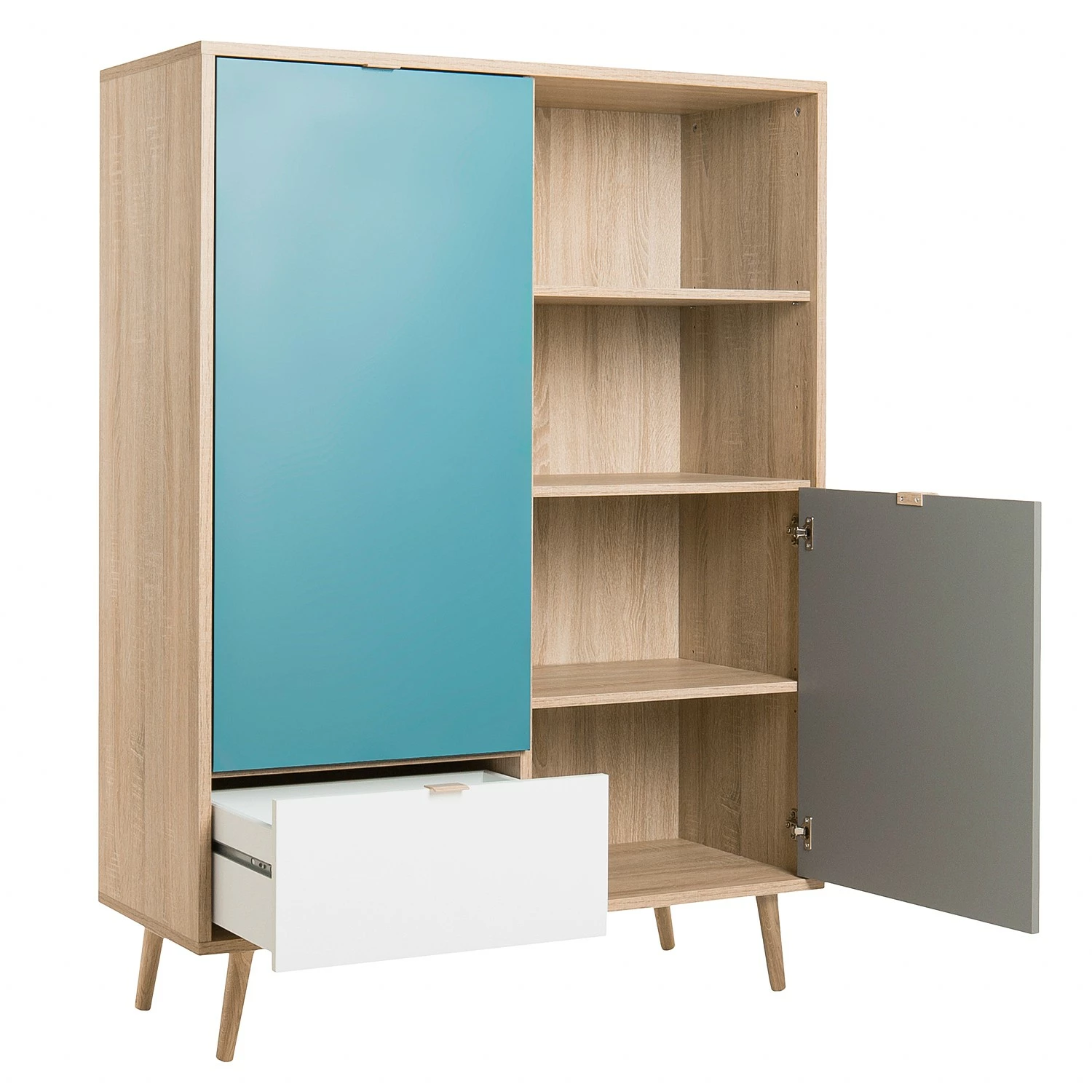 Norrwood Highboard Bibury - Mehrfarbig / Eiche Sonoma Dekor 5 Norrwood Highboard Bibury - Mehrfarbig / Eiche Sonoma Dekor – Bild 5