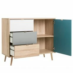 Norrwood Kommode Bibury II - Mehrfarbig / Eiche Sonoma Dekor -Wohnzimmermöbel boutique en ligne 1000202458 200124 09542300130 DETAILS P000000001000202458