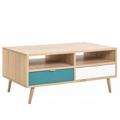 Norrwood Couchtisch Bibury - Mehrfarbig / Eiche Sonoma Dekor