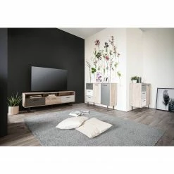 Norrwood Kommode Brookton III - Mehrfarbig / Eiche Dekor -Wohnzimmermöbel boutique en ligne 1000202472 200124 09544300240 MOOD DETAILS P000000001000202472 mood