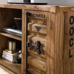 Wolf-Möbel TV-Lowboard Container - Sheesham massiv -Wohnzimmermöbel boutique en ligne 1000202473 210127 06214300018 DETAILS P000000001000202473