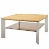 Loftscape Couchtisch Trego I - Eiche massiv / Glas
