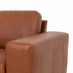 Studio Copenhagen Sofa Volx (2-Sitzer) - Anilinleder- Cognac -Wohnzimmermöbel boutique en ligne 1000204330 200506 14291600111 DETAILS P000000001000204330