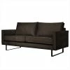 Ars manufacti Sofa Liel II (2,5-Sitzer) - Samt - Samt Onoli: Espresso
