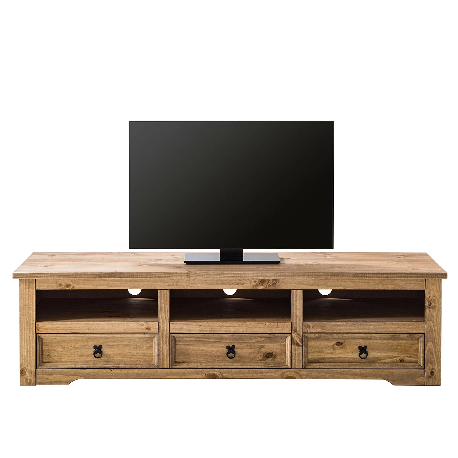 Maison Belfort Wohnwand Finca Rustica I (3-teilig) - Kiefer massiv - Kiefer Natur 4 Maison Belfort Wohnwand Finca Rustica I (3-teilig) - Kiefer massiv - Kiefer Natur – Bild 4