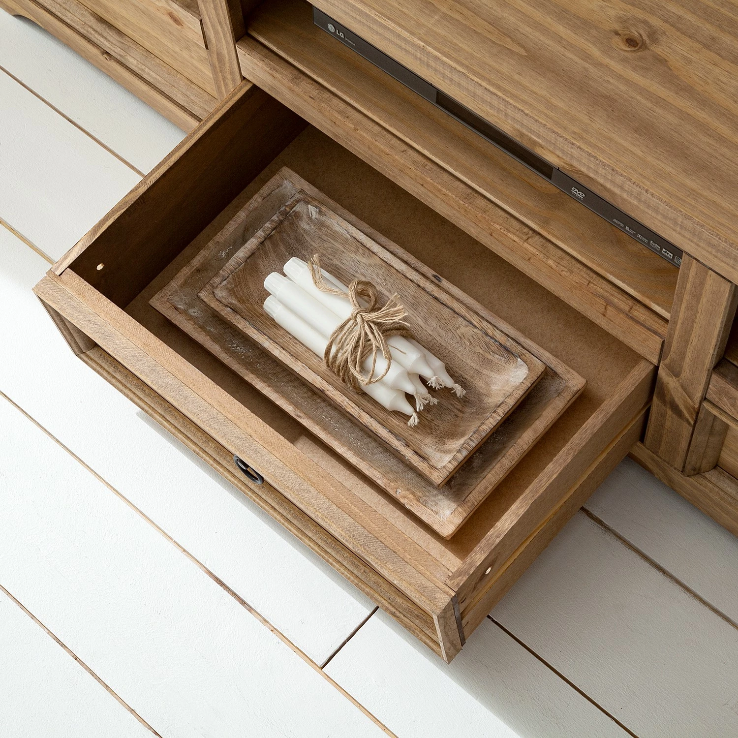 Maison Belfort Wohnwand Finca Rustica I (3-teilig) - Kiefer massiv - Kiefer Natur 12 Maison Belfort Wohnwand Finca Rustica I (3-teilig) - Kiefer massiv - Kiefer Natur – Bild 12