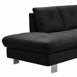 Fredriks Ecksofa NoDa - Echtleder - Schwarz - Ottomane davorstehend links - Schlaffunktion - Bettkasten -Wohnzimmermöbel boutique en ligne 1000205259 200310 12361601240 DETAILS P000000001000205259