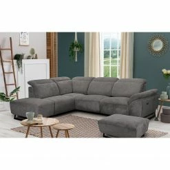 Fredriks Ecksofa NoHo - Microfaser - Grau - Ottomane davorstehend links - Relaxfunktion -Wohnzimmermöbel boutique en ligne 1000205275 200310 12363201394 MOOD DETAILS P000000001000205275 mood