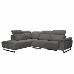 Fredriks Ecksofa NoHo - Microfaser - Grau - Ottomane davorstehend links - Relaxfunktion -Wohnzimmermöbel boutique en ligne 1000205275 200310 12363201395 DETAILS P000000001000205275