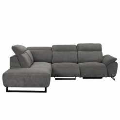 Fredriks Ecksofa NoHo - Microfaser - Grau - Ottomane davorstehend links - Relaxfunktion -Wohnzimmermöbel boutique en ligne 1000205275 200310 12363201397 DETAILS P000000001000205275