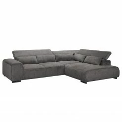 Fredriks Ecksofa Dolton - Microfaser - Grau - Ottomane davorstehend rechts -Wohnzimmermöbel boutique en ligne 1000205291 200310 12365301575 DETAILS P000000001000205291