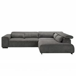 Fredriks Ecksofa Dolton - Microfaser - Grau - Ottomane davorstehend rechts -Wohnzimmermöbel boutique en ligne 1000205291 200310 12365301576 DETAILS P000000001000205291