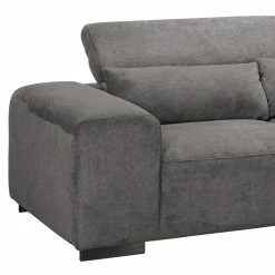 Fredriks Ecksofa Dolton - Microfaser - Grau - Ottomane davorstehend rechts -Wohnzimmermöbel boutique en ligne 1000205291 200310 12365301581 DETAILS P000000001000205291