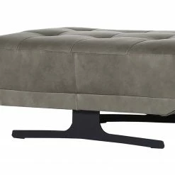 Naturoo Polsterhocker Ruona - Echtleder - Grau -Wohnzimmermöbel boutique en ligne 1000205750 200227 16252200152 DETAILS P000000001000205750