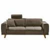 Ars Natura Sofa Pomos (3-Sitzer) - Webstoff - Braun