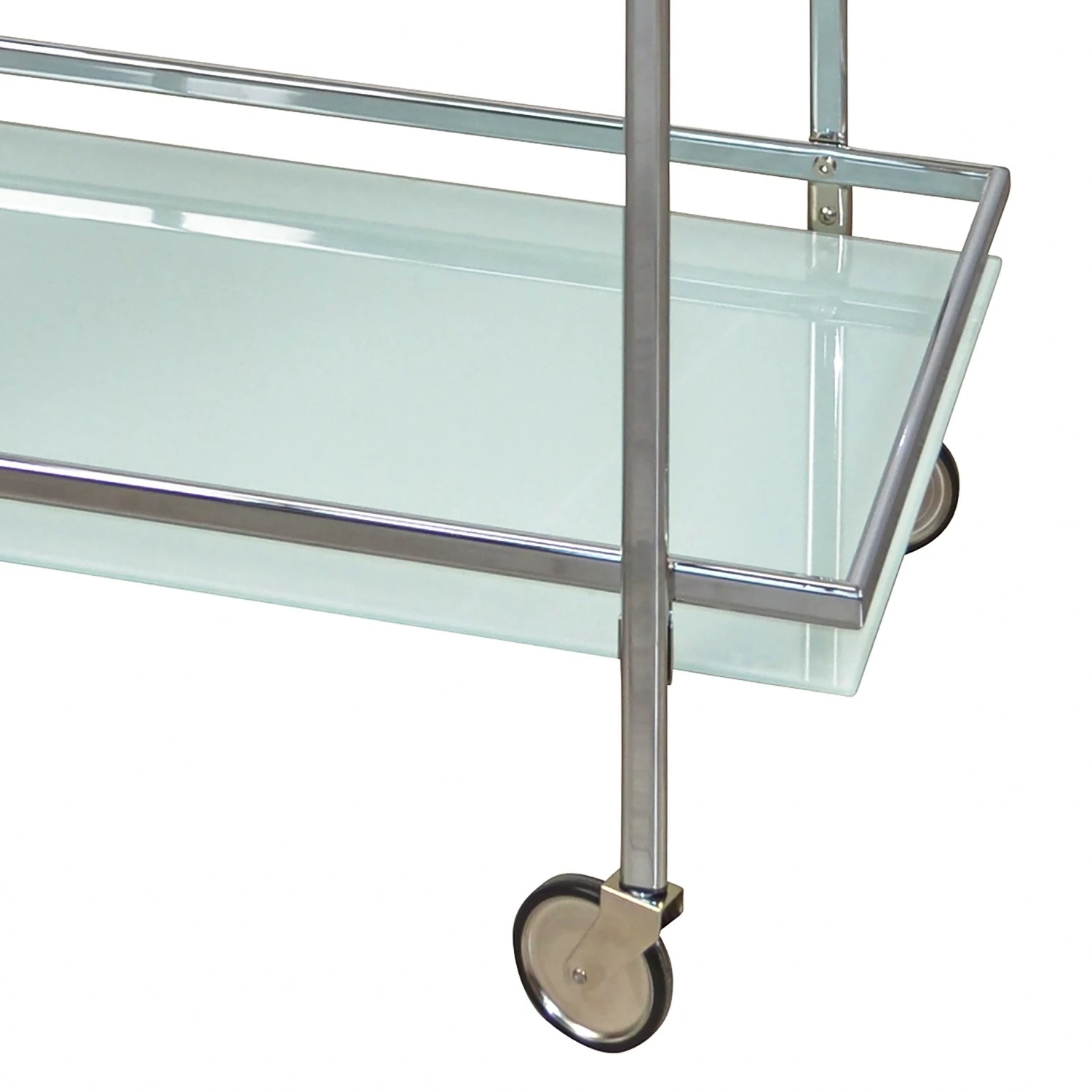 Jack & Alice Servierwagen Vonore - Glas / Metall - Chrom 4 Jack & Alice Servierwagen Vonore - Glas / Metall - Chrom – Bild 4