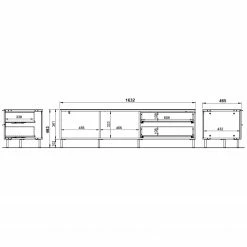 Germania TV-Lowboard California I - Kaschmir 21 Germania TV-Lowboard California I - Kaschmir -Wohnzimmermöbel boutique en ligne 1000206663 200305 17322400011 SKETCH DETAILS P000000001000206663 sketch