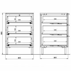 Germania Beistelltisch California - Kaschmir -Wohnzimmermöbel boutique en ligne 1000206669 200305 17322700072 SKETCH DETAILS P000000001000206669 sketch