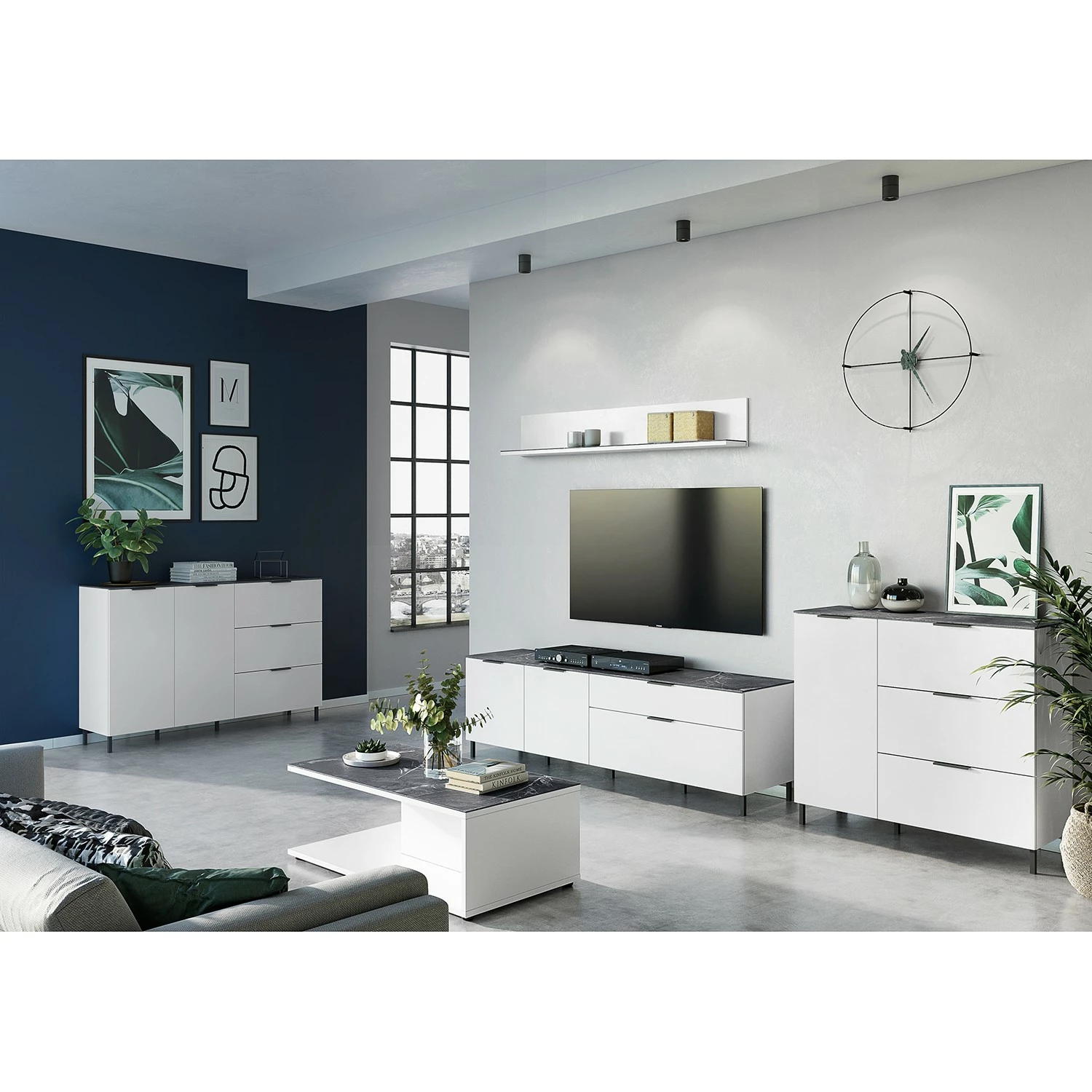 Germania Couchtisch California - Weiß 3 Germania Couchtisch California - Weiß – Bild 3