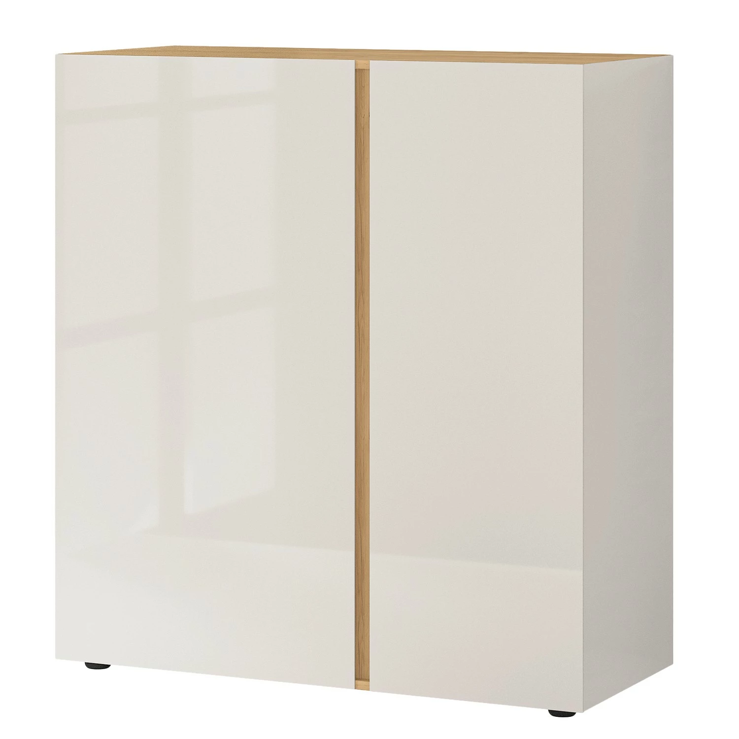 Germania Kommode Mesa I - Glas - Kaschmir / Eiche Dekor 1 Germania Kommode Mesa I - Glas - Kaschmir / Eiche Dekor