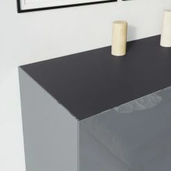 Germania Kommode Mesa I - Glas - Silbergrau / Graphit -Wohnzimmermöbel boutique en ligne 1000206714 200305 17323800270 DETAILS P000000001000206714