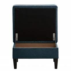 Norrwood Polsterhocker Koski I - Webstoff - Webstoff Lito: Marineblau -Wohnzimmermöbel boutique en ligne 1000207104 200709 15464600317 DETAILS P000000001000207104