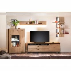Loftscape TV-Lowboard Buena - Balkeneiche Dekor / Anthrazit -Wohnzimmermöbel boutique en ligne 1000207345 200317 14280500009 MOOD DETAILS P000000001000207345 mood