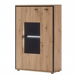 Loftscape Highboard Buena - Balkeneiche Dekor / Anthrazit