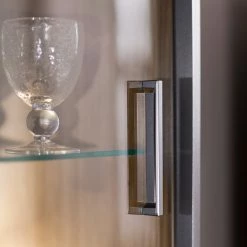 Naturoo Standvitrine Doora - Asteiche teilmassiv - Asteiche Bianco / Graphit -Wohnzimmermöbel boutique en ligne 1000207350 200317 14283500043 DETAILS P000000001000207350