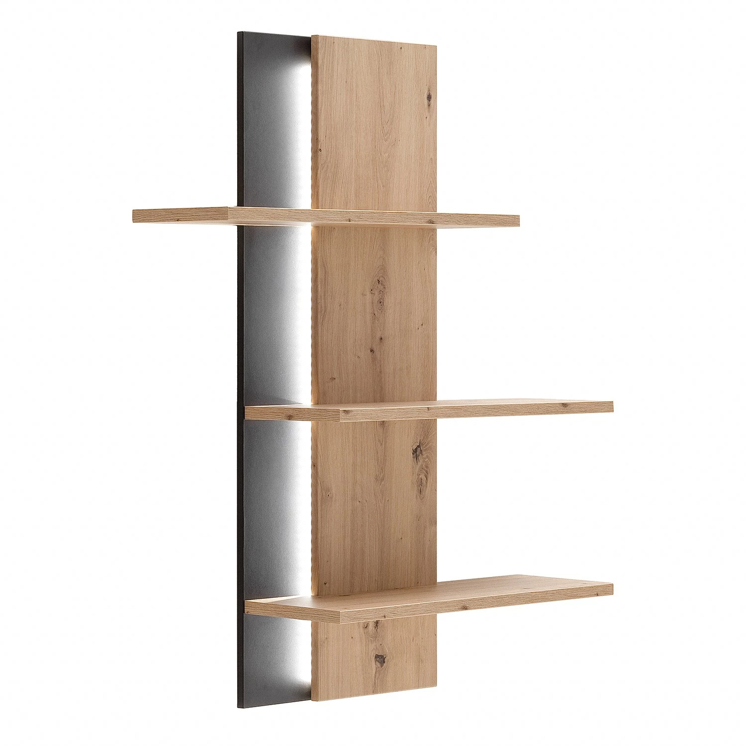 Loftscape Wandregal Buena - Balkeneiche Dekor / Anthrazit 1 Loftscape Wandregal Buena - Balkeneiche Dekor / Anthrazit