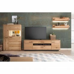 Loftscape Highboard Salvo - Eiche teilmassiv - Balkeneiche Bianco / Grau -Wohnzimmermöbel boutique en ligne 1000207367 200317 14300000157 MOOD DETAILS P000000001000207367 mood