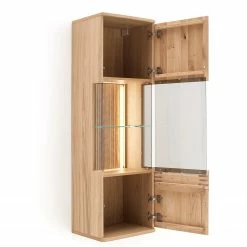 Loftscape Hängevitrine Salvo - Eiche teilmassiv - Balkeneiche Bianco / Grau -Wohnzimmermöbel boutique en ligne 1000207370 200317 14302000183 DETAILS P000000001000207370