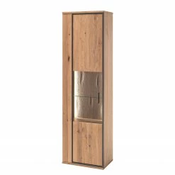 Naturoo Wohnwand Doora I (3-teilig) - Asteiche teilmassiv - Asteiche Bianco / Graphit -Wohnzimmermöbel boutique en ligne 1000207677 200305 06214200008 DETAILS P000000001000207677