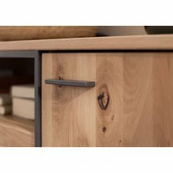 Naturoo Wohnwand Doora III (3-teilig) - Asteiche teilmassiv - Asteiche Bianco / Graphit -Wohnzimmermöbel boutique en ligne 1000207679 200305 06214400039 MOOD DETAILS P000000001000207679 mood