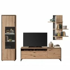 Loftscape Wohnwand Buena I (3-teilig) - Balkeneiche Dekor / Anthrazit 18 Loftscape Wohnwand Buena I (3-teilig) - Balkeneiche Dekor / Anthrazit -Wohnzimmermöbel boutique en ligne 1000207680 200305 06214500052 DETAILS P000000001000207680