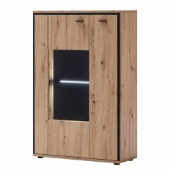 Loftscape Wohnwand Buena II (4-teilig) - Balkeneiche Dekor / Anthrazit 24 Loftscape Wohnwand Buena II (4-teilig) - Balkeneiche Dekor / Anthrazit -Wohnzimmermöbel boutique en ligne 1000207681 200305 06214600069 DETAILS P000000001000207681