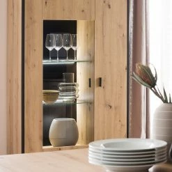 Loftscape Wohnwand Buena III (4-teilig) - Balkeneiche Dekor / Anthrazit -Wohnzimmermöbel boutique en ligne 1000207682 200305 06214700085 MOOD DETAILS P000000001000207682 mood