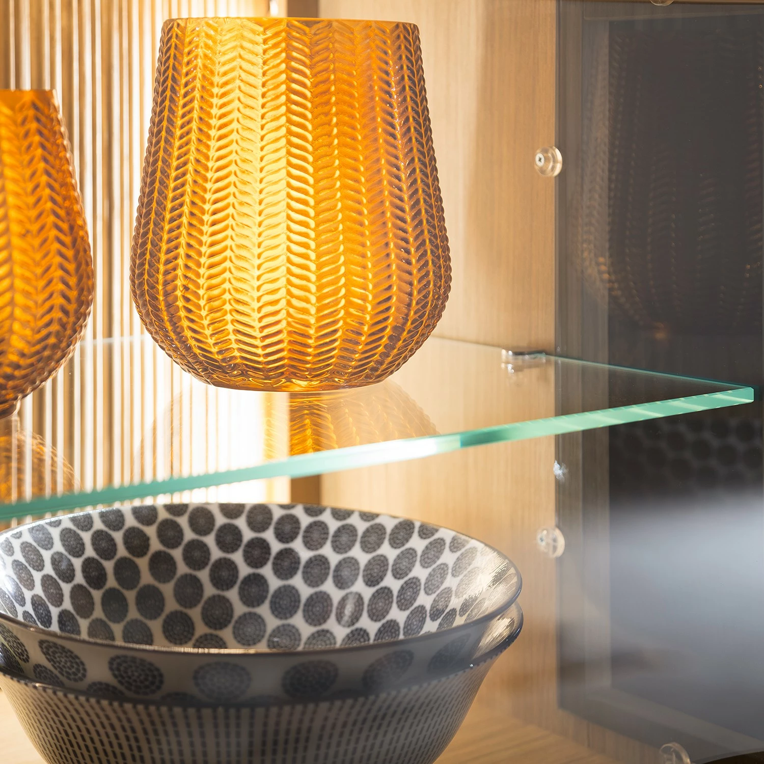 Loftscape Wohnwand Salvo I (3-teilig) - Eiche teilmassiv - Balkeneiche Bianco / Grau 15 Loftscape Wohnwand Salvo I (3-teilig) - Eiche teilmassiv - Balkeneiche Bianco / Grau – Bild 15