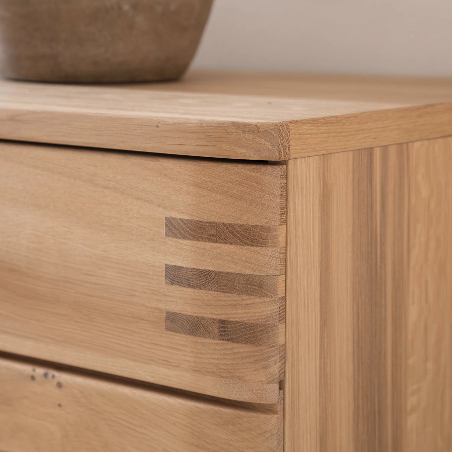 Loftscape Wohnwand Salvo I (3-teilig) - Eiche teilmassiv - Balkeneiche Bianco / Grau 16 Loftscape Wohnwand Salvo I (3-teilig) - Eiche teilmassiv - Balkeneiche Bianco / Grau – Bild 16