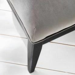 Jack & Alice Sessel Burke II - Samt - Grau -Wohnzimmermöbel boutique en ligne 1000208625 210310 12433700011 DETAILS P000000001000208625