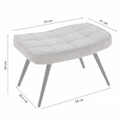 Polsterhocker Bixby - Cord -Wohnzimmermöbel boutique en ligne 1000209129 200415 11583200017 SKETCH DETAILS P000000001000209129 sketch