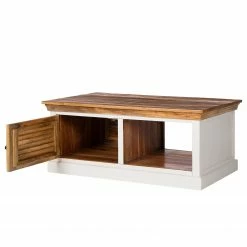 Maison Belfort Couchtisch Newhaven - Mango massiv - Mango / Weiß -Wohnzimmermöbel boutique en ligne 1000209374 210312 15534400002 DETAILS P000000001000209374