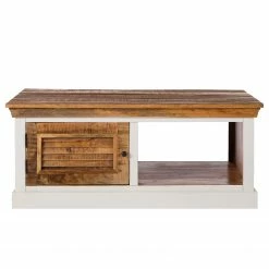 Maison Belfort Couchtisch Newhaven - Mango massiv - Mango / Weiß -Wohnzimmermöbel boutique en ligne 1000209374 210312 15534400003 DETAILS P000000001000209374