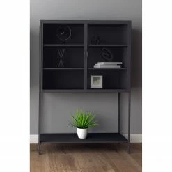 Loftscape Highboard Cowee II - Glas / Metall - Schwarz -Wohnzimmermöbel boutique en ligne 1000209633 200430 06152800032 MOOD DETAILS P000000001000209633 mood