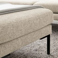 Fredriks Hocker Bellaire - Mischgewebe - Hellbeige - Schwarz -Wohnzimmermöbel boutique en ligne 1000209722 201110 13545600332 DETAILS P000000001000209722