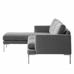 Fredriks Ecksofa Bellaire - Mischgewebe - Grau - Longchair davorstehend links - Silber -Wohnzimmermöbel boutique en ligne 1000209734 201110 13550700461 DETAILS P000000001000209734
