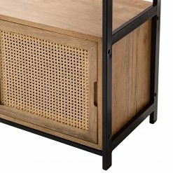 Ars manufacti Regal Vina - Mango massiv / Metall - Mango / Schwarz -Wohnzimmermöbel boutique en ligne 1000210698 200408 14301300018 DETAILS P000000001000210698