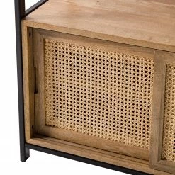 Ars manufacti Regal Vina - Mango massiv / Metall - Mango / Schwarz -Wohnzimmermöbel boutique en ligne 1000210698 200408 14301500020 DETAILS P000000001000210698