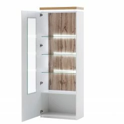 Loftscape Wohnwand Mundai I (3-teilig) - Inkl. Beleuchtung - Weiß / Eiche Wotan Dekor 19 Loftscape Wohnwand Mundai I (3-teilig) - Inkl. Beleuchtung - Weiß / Eiche Wotan Dekor -Wohnzimmermöbel boutique en ligne 1000210795 200430 14331500043 DETAILS P000000001000210795